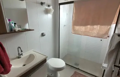 Apartamento 2 quartos, vista livre, elevador, portaria,1 vaga , bairro: aparecida , santos/sp