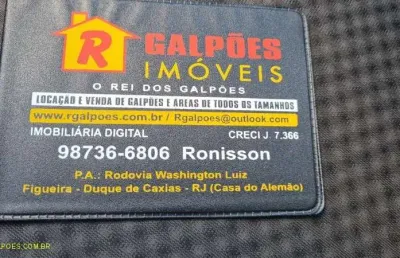 Barracão / galpão / depósito com 2 salas à venda na avenida feliciano de castilho, chácaras rio-petrópolis, duque de caxias por r$ 700.000