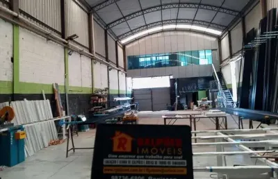 Barracão / galpão / depósito com 2 salas para alugar na avenida joaquim da costa lima, 2344, parque santa amélia, belford roxo por r$ 9.800