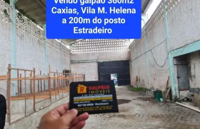 Barracão / galpão / depósito com 2 salas à venda na rua parapeuna, vila maria helena, duque de caxias por r$ 360.000