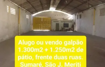 Barracão / galpão / depósito à venda na avenida miguel couto, 3211, jardim sumaré, são joão de meriti por r$ 1.500.000