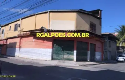 Ponto comercial com 1 sala para alugar na avenida joaquim da costa lima, 123, são vicente, belford roxo por r$ 5.000
