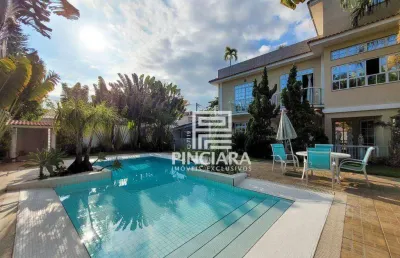 Casa com 5 suítes à venda, 720 m² por r$ 5.700.000 - são francisco - niterói/rj