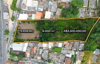 Terreno à venda, 6.000 m² por r$ 3.500.000 - barro vermelho - são gonçalo/rj