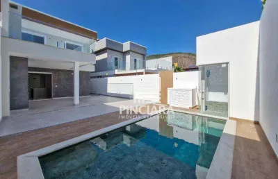 Casa com 4 quartos, sendo 3 suítes à venda, 300 m² por r$ 1.400.000 - itaipu - niterói/rj