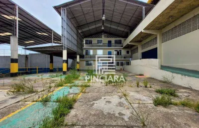 Galpão de 1.520 m² com prédio de 3 andares - para alugar por r$12.000 + taxas/mês - laranjal - são gonçalo/rj