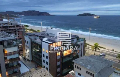 Cobertura de alto padrão com vista para o mar no edifício isla único em piratininga - 4 quartos (2 suítes) por r$4.000.000