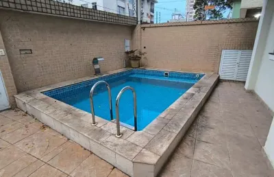 Casa para locação em santos, aparecida, 3 dormitórios, 1 suíte, 2 banheiros, 2 vagas