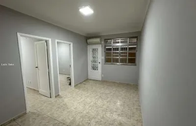 Apartamento térreo para venda em santos, macuco, 2 dormitórios, 1 banheiro