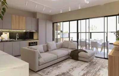 Apartamento para venda em santos, josé menino, 2 dormitórios, 1 suíte, 2 banheiros, 1 vaga