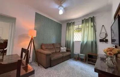 Apartamento para venda em santos, embaré, 2 dormitórios, 1 banheiro, 1 vaga
