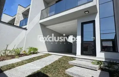 Lindo sobrado na praia grande, são francisco do sul com 3 suítes