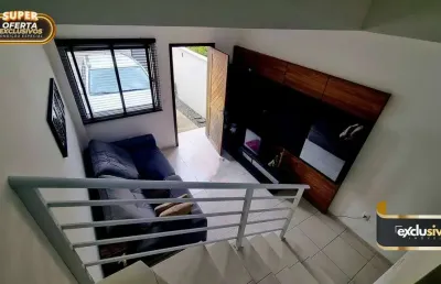 Sobrado semi mobiliado com 2 quartos próximo à panificadora da vila, no costa e silva em joinville