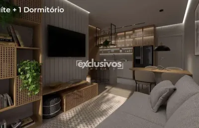 Apartamento 1 suíte + 01 dormitório no saguaçu, home club brasil 70