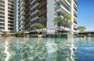 Apartamento 1 suíte + 1 dormitório com vista mar em balneario piçarras