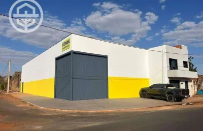 Barracão, 300 m² - venda por r$ 650.000,00 ou aluguel por r$ 6.000,00/mês - jardim dos coqueiros - barretos/sp