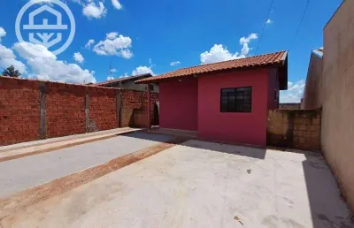 Casa com 2 dormitórios à venda, 35 m² por r$ 160.000,00 - residencial batista ananias  - barretos/sp