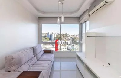 Cobertura 3 dormitórios sendo 1 suíte com 2 vagas para venda no bairro cristal - av14103