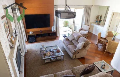 Apartamento cobertura duplex com 4 dormitórios à venda, 350 m² por r$ 4.680.000 - perdizes - são paulo/sp