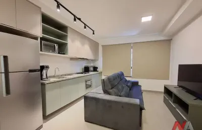 Meet - apartamento semimobiliado novo 01 dormitório para locação próximo ao plaza shopping - são josé do rio preto/sp