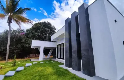 Casa em condomínio para venda em jaboticatubas, condominio estância da mata, 3 dormitórios, 1 suíte, 2 banheiros, 8 vagas