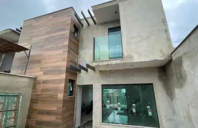 Casa para venda em santa luzia, liberdade, 3 dormitórios, 1 suíte, 3 banheiros, 4 vagas
