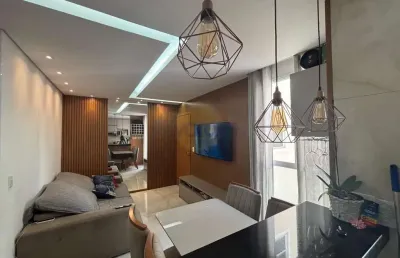 Apartamento para venda em santa luzia, chácaras santa inês (são benedito), 2 dormitórios, 1 banheiro, 2 vagas