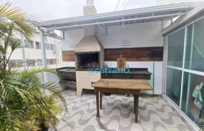Cobertura com 2 dormitórios, semi mobiliada à venda, 93 m² por r$ 810.000 - carvoeira - florianópolis/sc