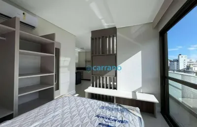 Studio mobiliado com 1 dormitório para alugar, 31 m² por r$ 4.740/mês - trindade - florianópolis/sc