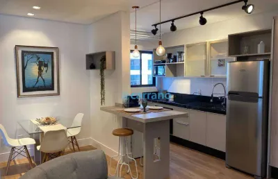 Studio mobiliado com 1 dormitório à venda, 46 m² por r$ 795.000 - córrego grande - florianópolis/sc