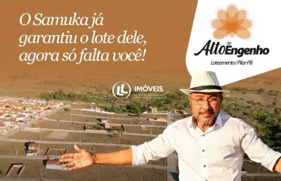 Terreno a venda em pilar - loteamento alto do engenho, centro, pilar - pb