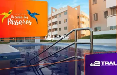 Apartamento novo condomínio recanto dos passaros em nova parnamirim