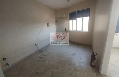 Sala comercial com 5 salas para alugar no centro, santos , 102 m2 por r$ 1.200
