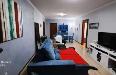 Apartamento à venda em santos-sp: 3 quartos, 1 suíte, 1 sala, 3 banheiros, 1 vaga de garagem, 160m² no josé menino!