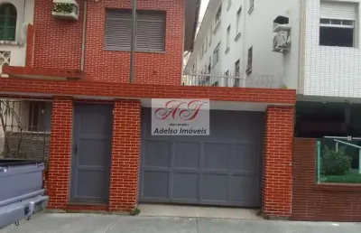 Imperdível: casa para venda ou locação em santos-sp, bairro embaré - 2 quartos, 1 sala, 2 vagas de garagem, 120m² de área