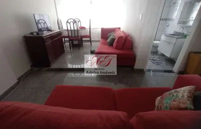 Apartamento à venda em são vicente-sp: 2 quartos, sala, banheiro, vaga de garagem e 80m² na ilha porchat!