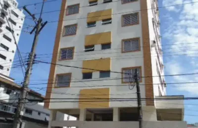 Apartamento para locação em santos-sp, no embaré: 2 quartos, 1 banheiro, 1 vaga de garagem, 55,00 m².