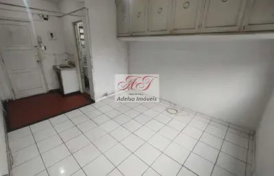 Apartamento para locação no centro de santos-sp: 1 quarto, 1 banheiro e 18,00 m² de área!