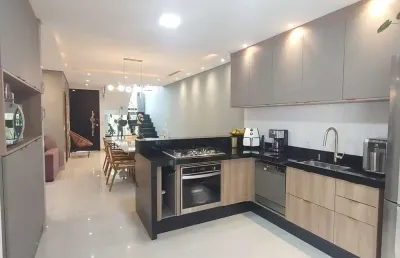 Sobrado à venda 3 dorm. 1 suíte, 154m - r$ 1.198.000 - piscina -cond. terras são francisco