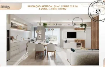 Apartamento à venda, 59m² - 2 dorm. 1 suíte - r$ 479.000 - la sierra - jundiaì - sp