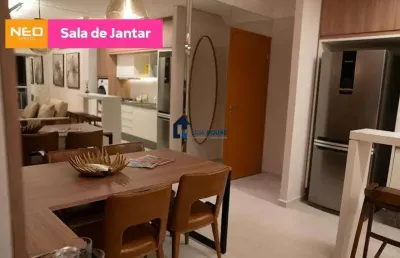 Apartamento na planta de 2 a 3 quartos, no edifício neo antártica em cuiabá-mt