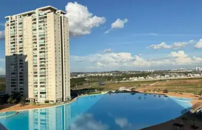 Apartamento com 3 quartos sendo 01 suíte, brasil beach home resort, ribeirão do lipa, cuiabá/mt.