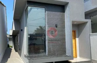 Casa com 3 quartos à venda, 105 m² por r$ 650.000 - jardim atlântico leste (itaipuaçu) - maricá/rj