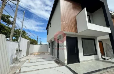 Casa com 2 quartos à venda, 90 m² por r$ 465.000 - jardim atlântico central (itaipuaçu) - maricá/rj