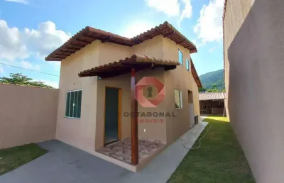 Casa com 2 quartos à venda, 171 m² por r$ 450.000 - itaocaia valley (itaipuaçu) - maricá/rj