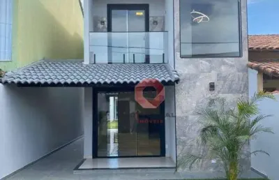 Casa com 3 dormitórios à venda, 118 m² por r$ 599.000,00 - barroco (itaipuaçu) - maricá/rj