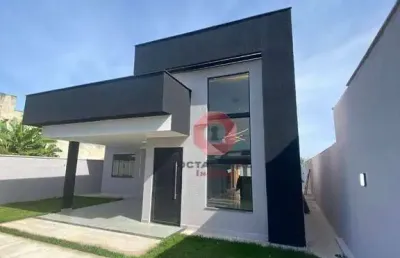 Casa com 3 dormitórios à venda, 141 m² por r$ 760.000 - jardim atlântico leste (itaipuaçu) - maricá/rj