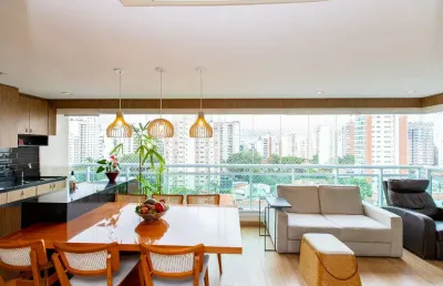 Apartamento tipo para venda em campo belo com 3 quartos, sendo 3 suítes, 151m²