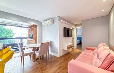Apartamento tipo para venda em green valley alphaville empresarial com 2 quartos, sendo 1 suíte, 63m²