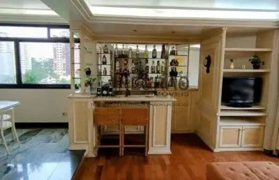 Apartamento de luxo com 5 quartos e 4 suítes no jardim da saúde, são paulo-sp: 200m², 3 salas, 5 banheiros e 4 vagas de garagem!